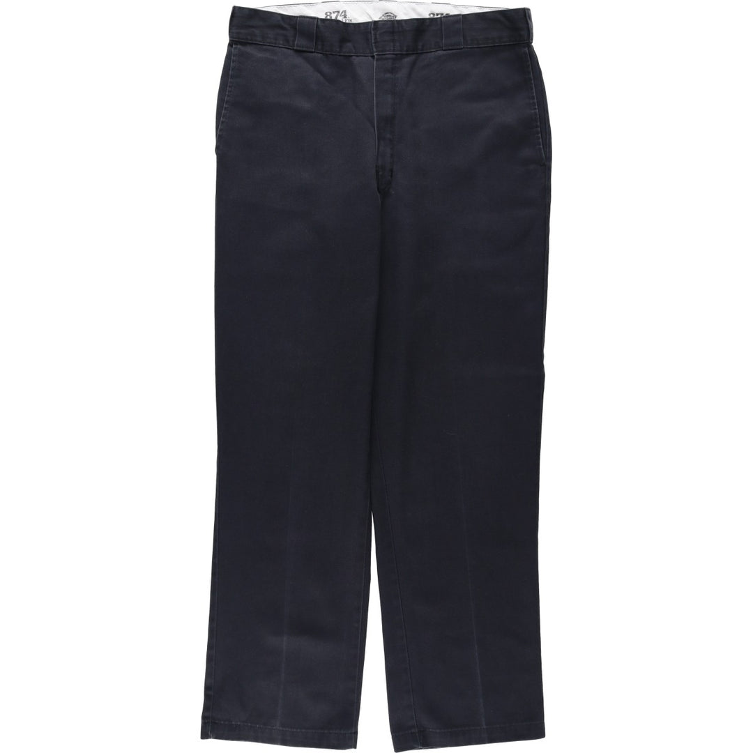 Dickies 874 Original Fit Work Pants for Men, W36 polyester Charcoal Vintage Second Hand