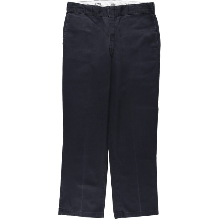 Dickies 874 Original Fit Work Pants for Men, W36 polyester Charcoal Vintage Second Hand