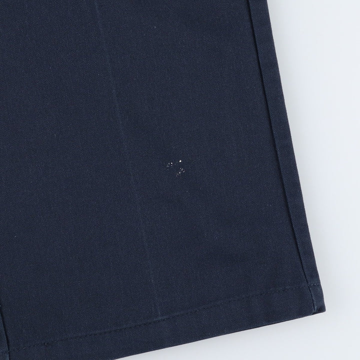 Dickies Loose Fit Double Knee Work Pants Men's W32 polyester navy blue type Vintage Second Hand
