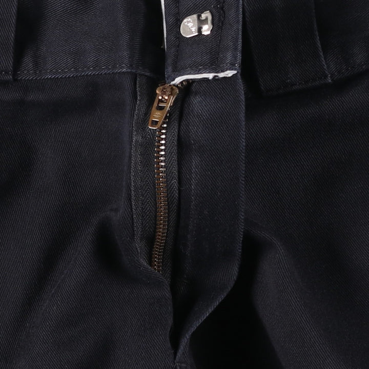 Dickies Relaxed Straight Double Knee Work Pants, Men's Size W37 (approx.) polyester black type Vintage Second Hand