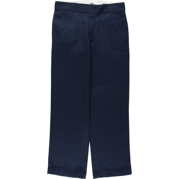 Dickies 874 Flex Original Fit Work Pants, Men's, Size W32 polyester navy blue type Vintage Second Hand