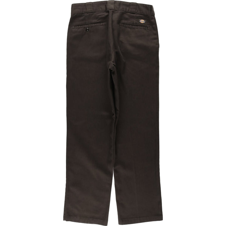 Dickies 874 Original Fit Work Pants, Men's, Size W34 polyester brown type Vintage Second Hand