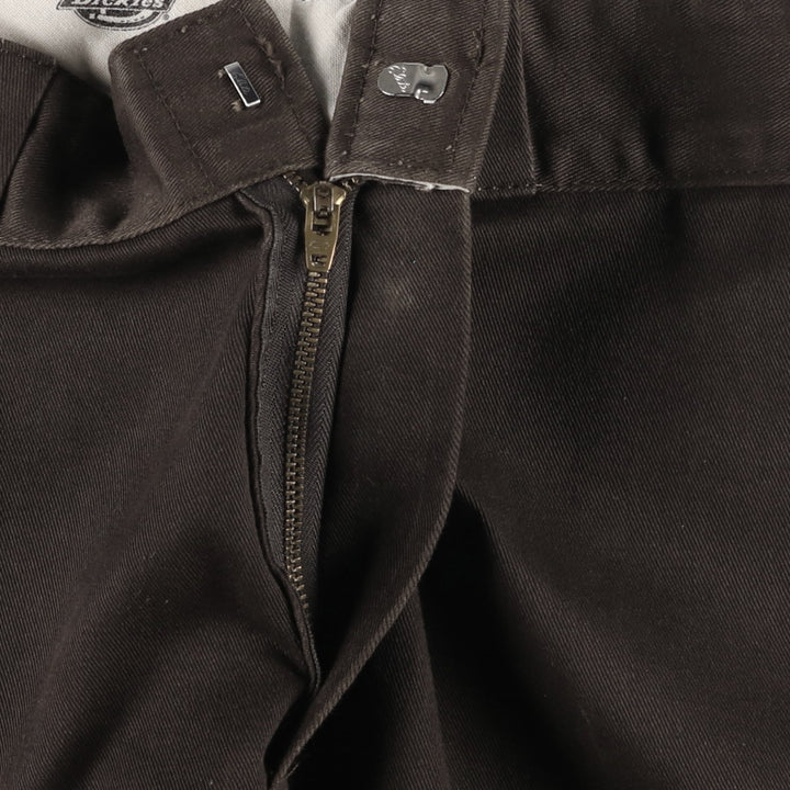 Dickies 874 Original Fit Work Pants, Men's, Size W34 polyester brown type Vintage Second Hand