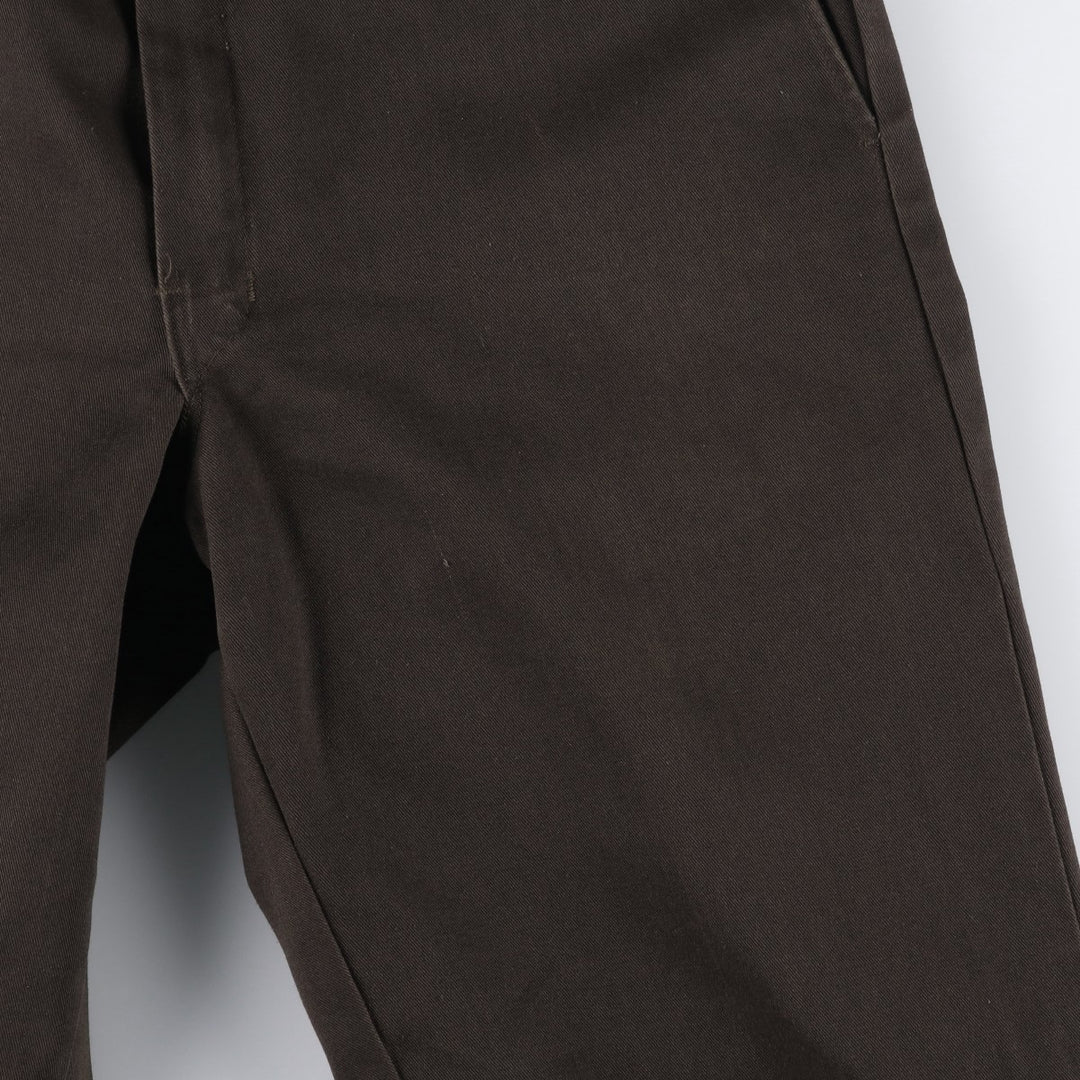 Dickies 874 Original Fit Work Pants, Men's, Size W34 polyester brown type Vintage Second Hand
