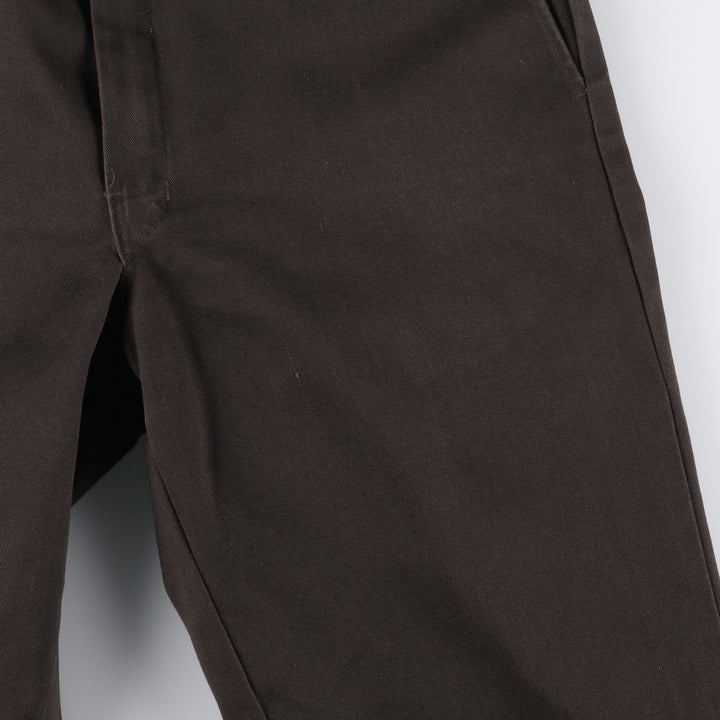Dickies 874 Original Fit Work Pants, Men's, Size W34 polyester brown type Vintage Second Hand