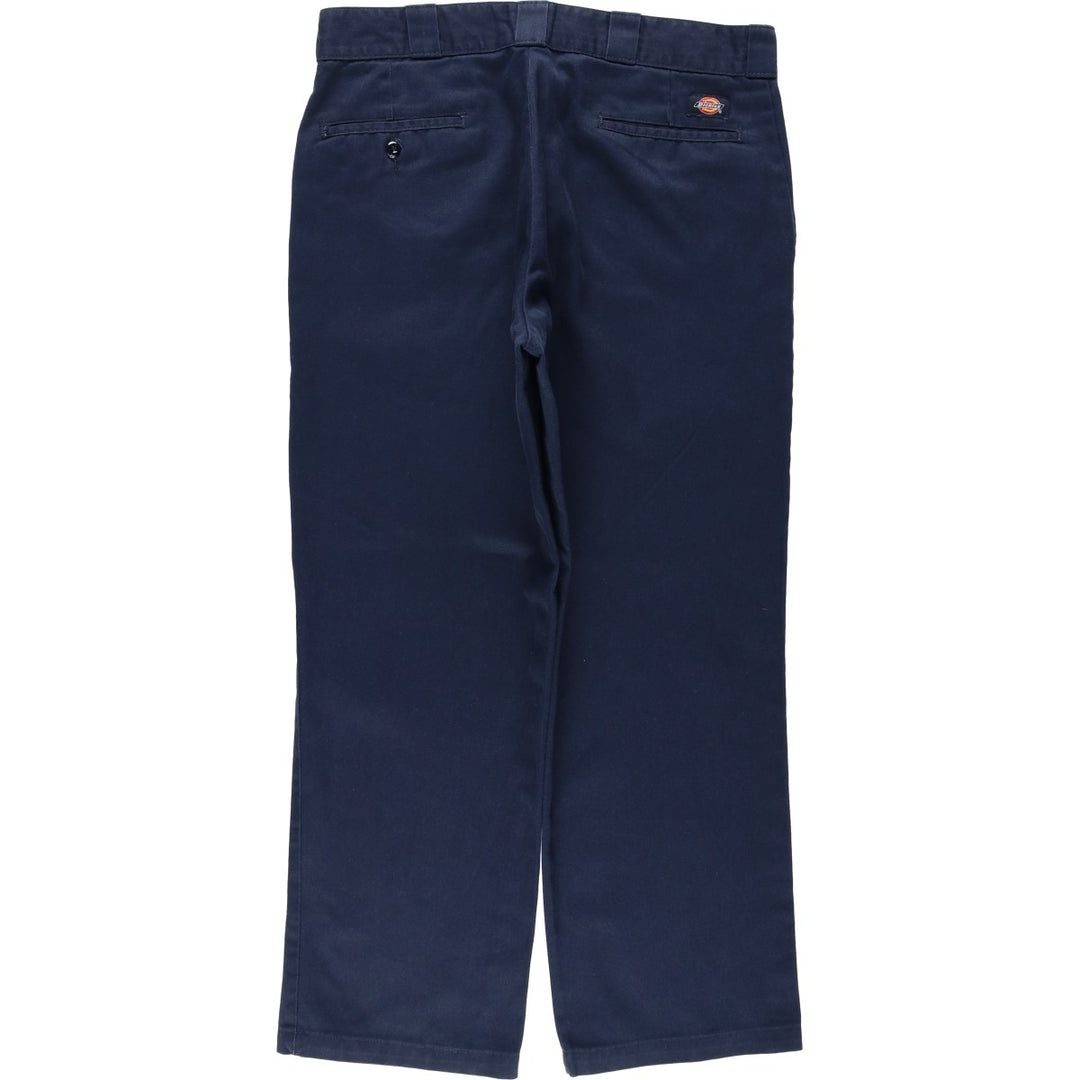 Dickies 874 Original Fit Work Pants, Men's, Size W35 polyester navy blue type Vintage Second Hand