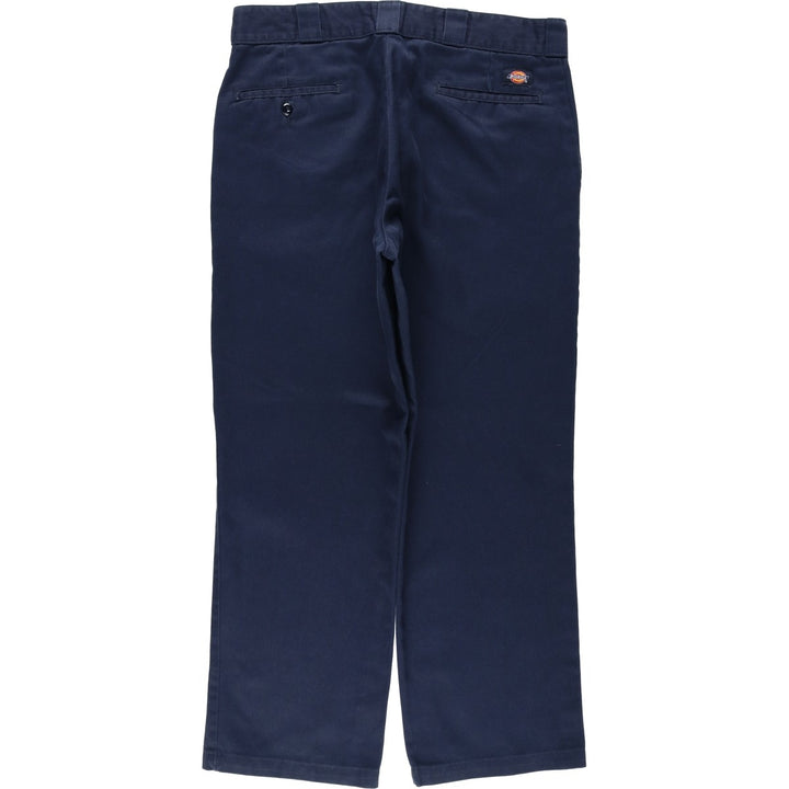 Dickies 874 Original Fit Work Pants, Men's, Size W35 polyester navy blue type Vintage Second Hand