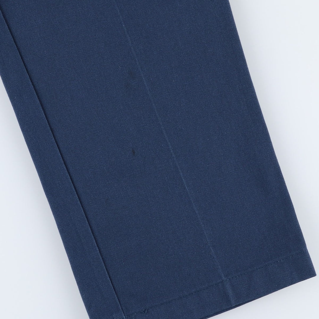 Dickies Men's Work Pants, Size W35 polyester navy blue type Vintage Second Hand