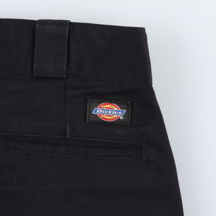 Dickies Men's Work Pants, Size W35 polyester black type Vintage Second Hand