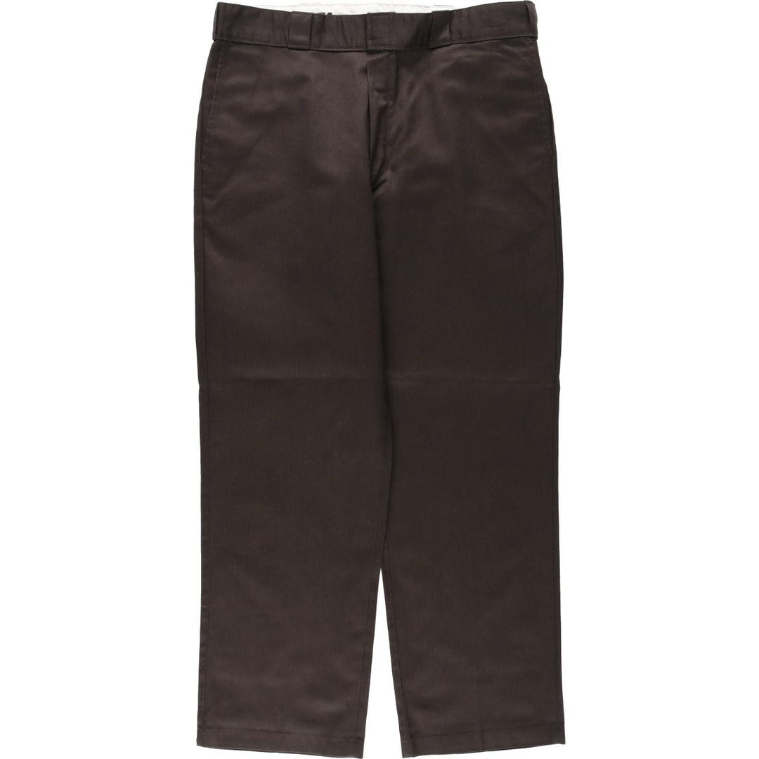 Dickies 874 Original Fit Work Pants for Men, W37 polyester brown type Vintage Second Hand