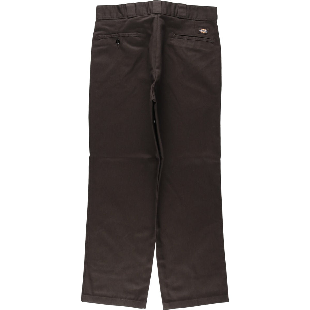 Dickies 874 Original Fit Work Pants for Men, W37 polyester brown type Vintage Second Hand