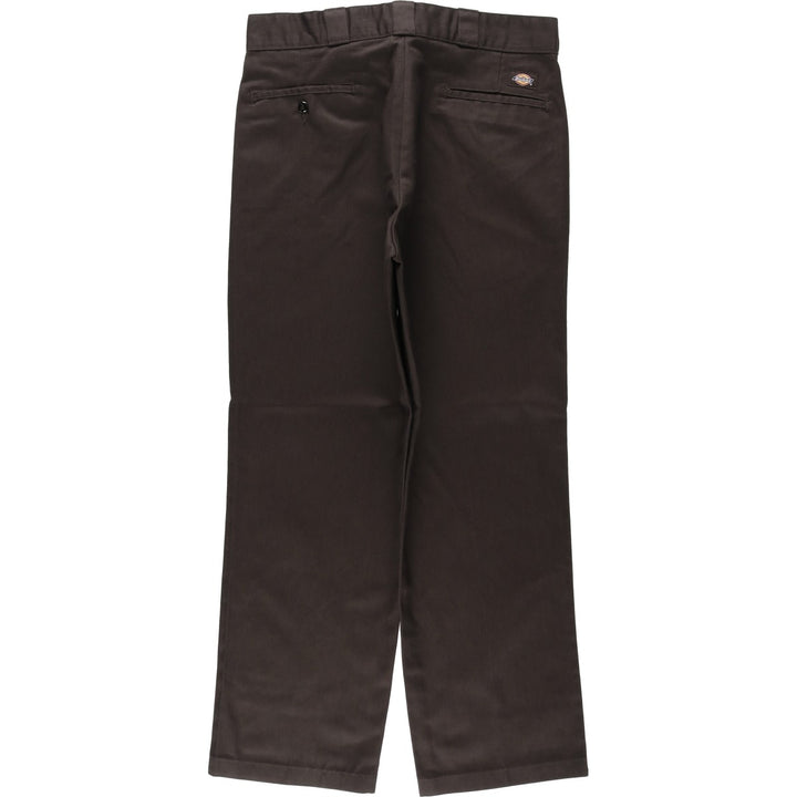 Dickies 874 Original Fit Work Pants for Men, W37 polyester brown type Vintage Second Hand