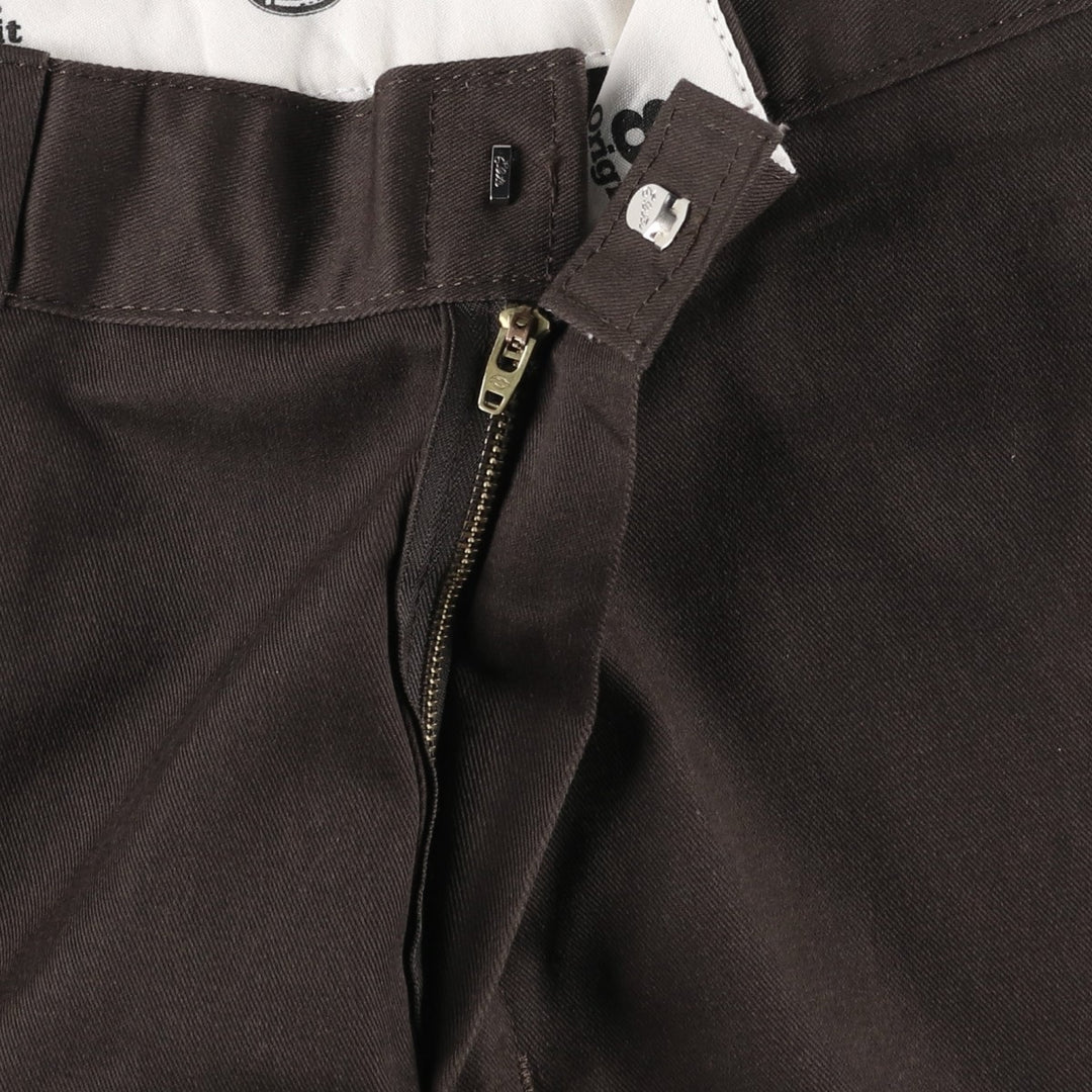 Dickies 874 Original Fit Work Pants for Men, W37 polyester brown type Vintage Second Hand