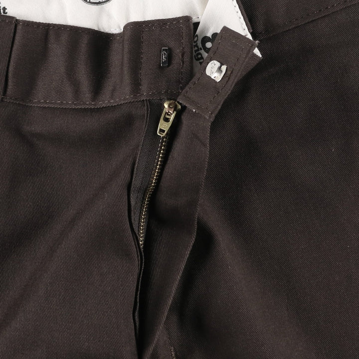 Dickies 874 Original Fit Work Pants for Men, W37 polyester brown type Vintage Second Hand