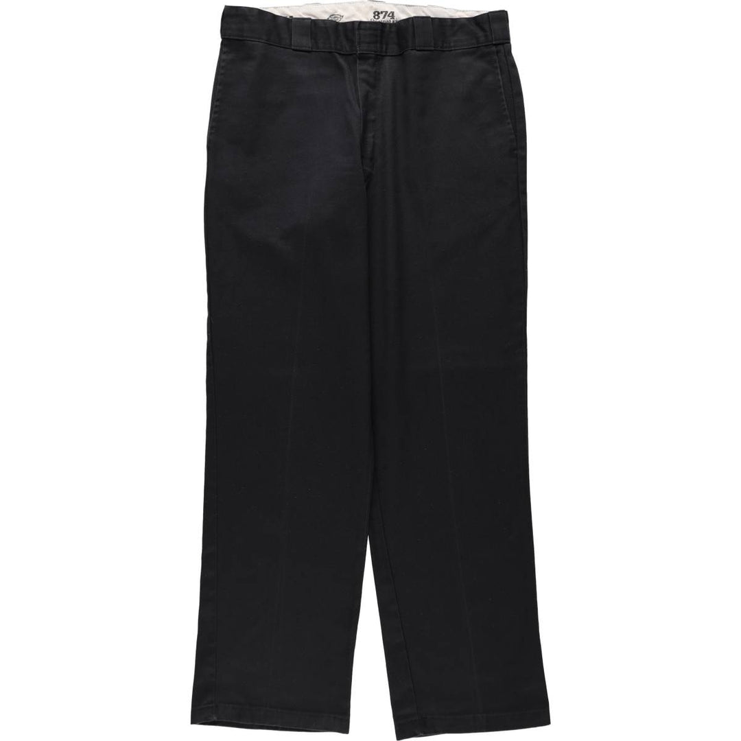 Dickies 874 Original Fit Work Pants for Men, W36 polyester black type Vintage Second Hand