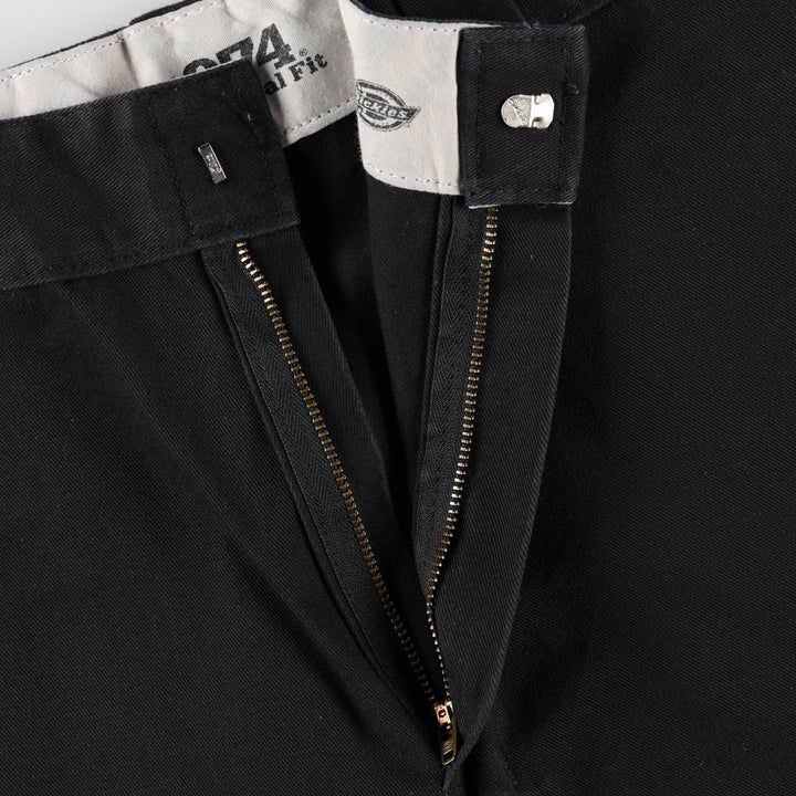 Dickies 874 Original Fit Work Pants for Men, W36 polyester black type Vintage Second Hand
