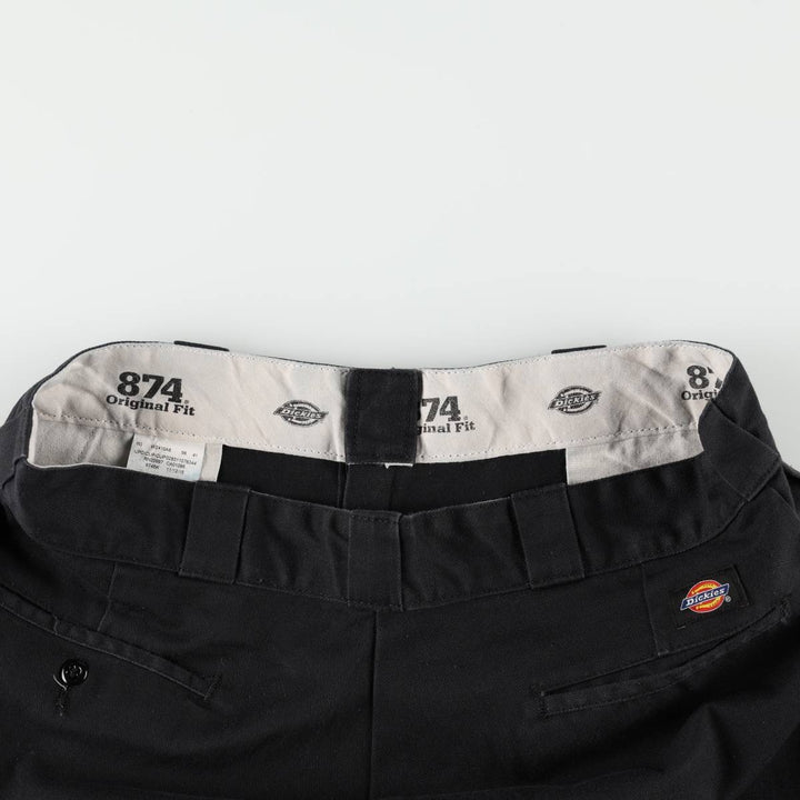 Dickies 874 Original Fit Work Pants for Men, W36 polyester black type Vintage Second Hand