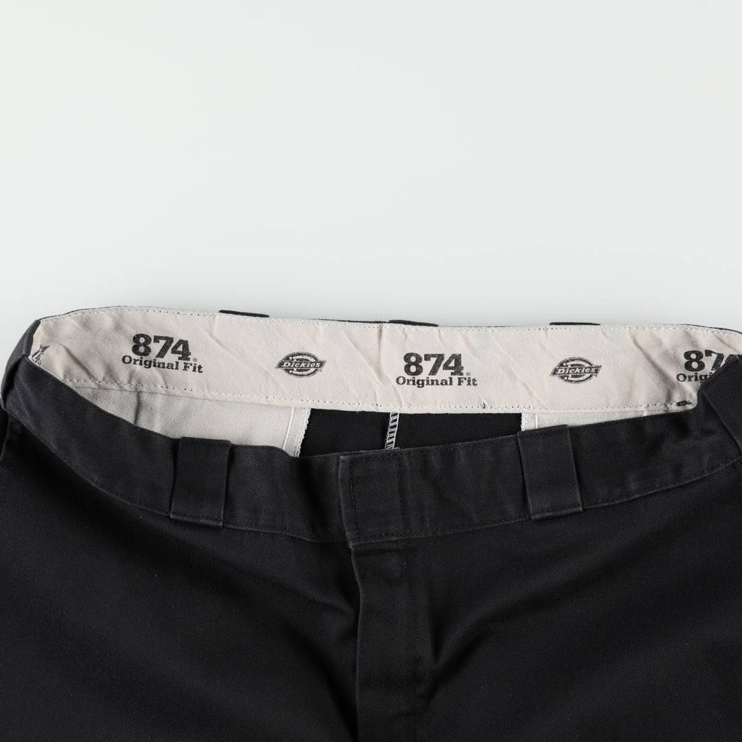 Dickies 874 Original Fit Work Pants for Men, W36 polyester black type Vintage Second Hand