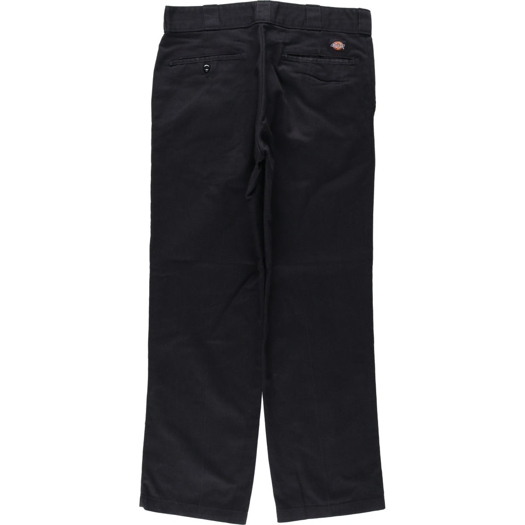 Dickies 874 FLEX ORIGINAL FIT Work Pants, Men's, Size 34 (approx.) polyester black type Vintage Second Hand