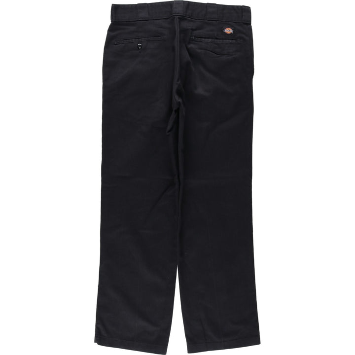 Dickies 874 FLEX ORIGINAL FIT Work Pants, Men's, Size 34 (approx.) polyester black type Vintage Second Hand
