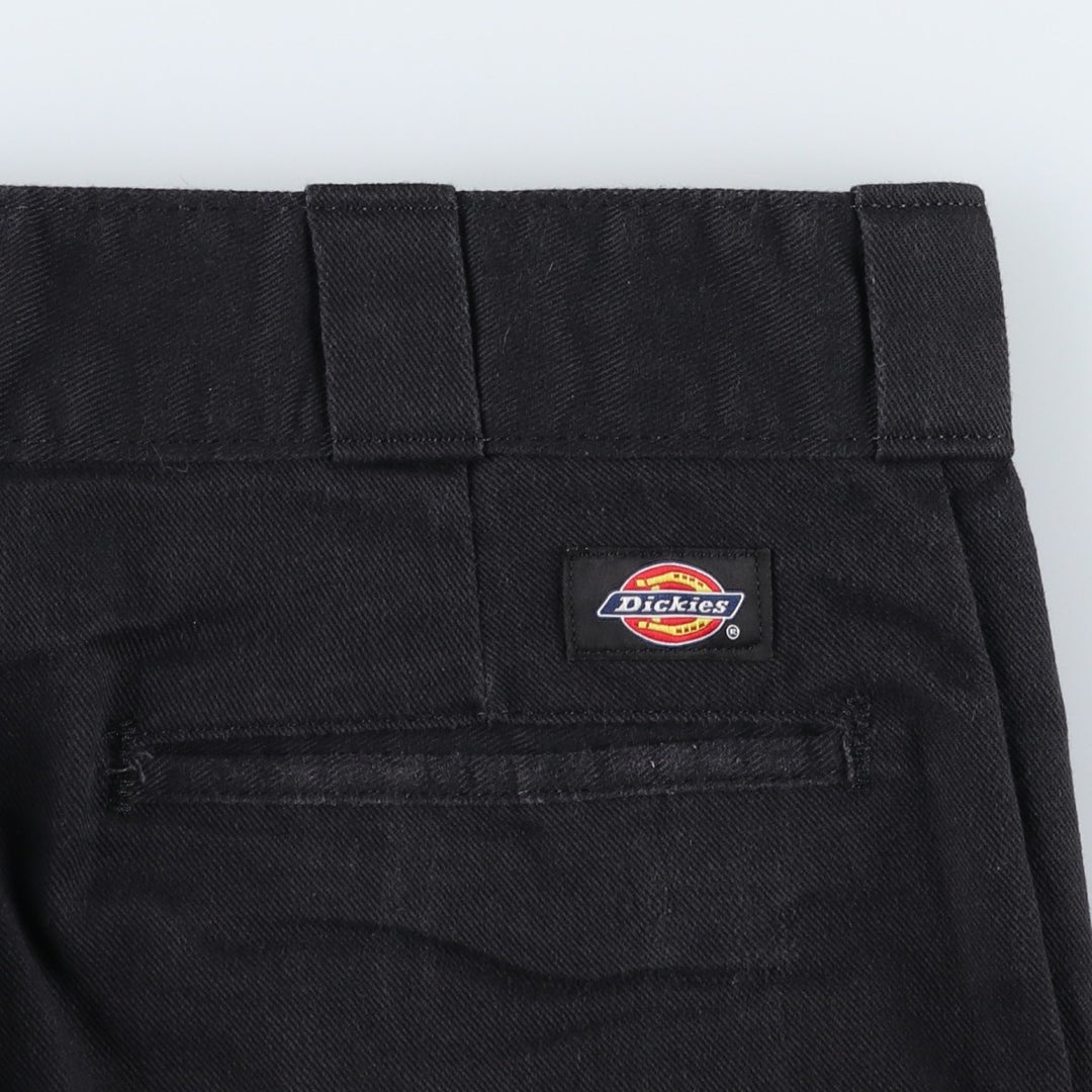Dickies 874 FLEX ORIGINAL FIT Work Pants, Men's, Size 34 (approx.) polyester black type Vintage Second Hand