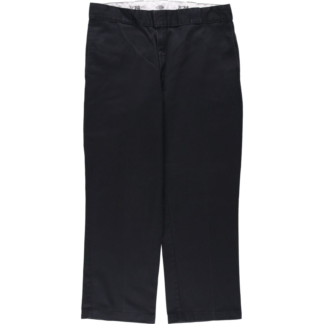 Dickies 874 Original Fit Work Pants for Men, W36 polyester black type Vintage Second Hand