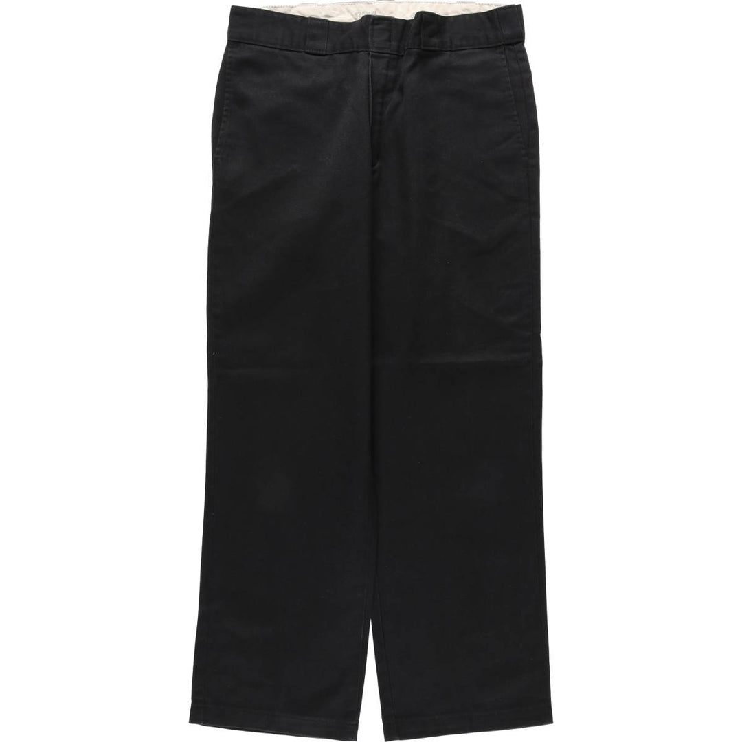 Dickies 874 FLEX ORIGINAL FIT Work Pants, Men's, Size 34 (approx.) polyester black type Vintage Second Hand