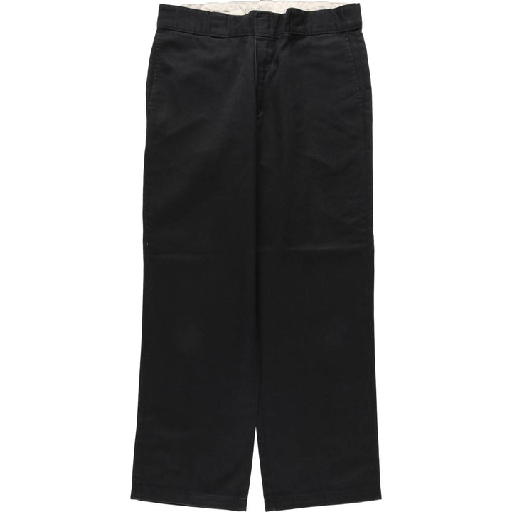 Dickies 874 FLEX ORIGINAL FIT Work Pants, Men's, Size 34 (approx.) polyester black type Vintage Second Hand