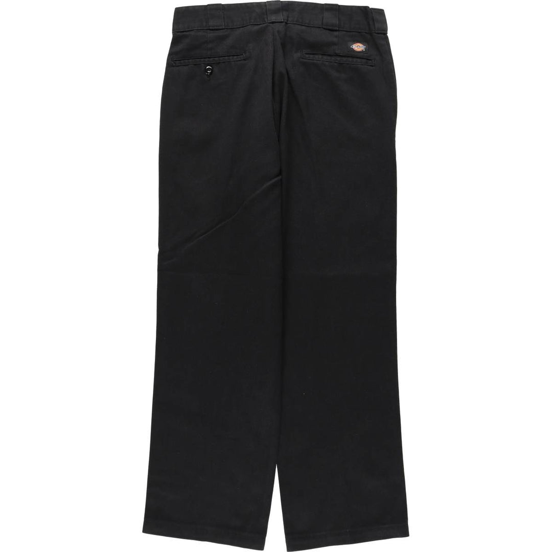 Dickies 874 FLEX ORIGINAL FIT Work Pants, Men's, Size 34 (approx.) polyester black type Vintage Second Hand