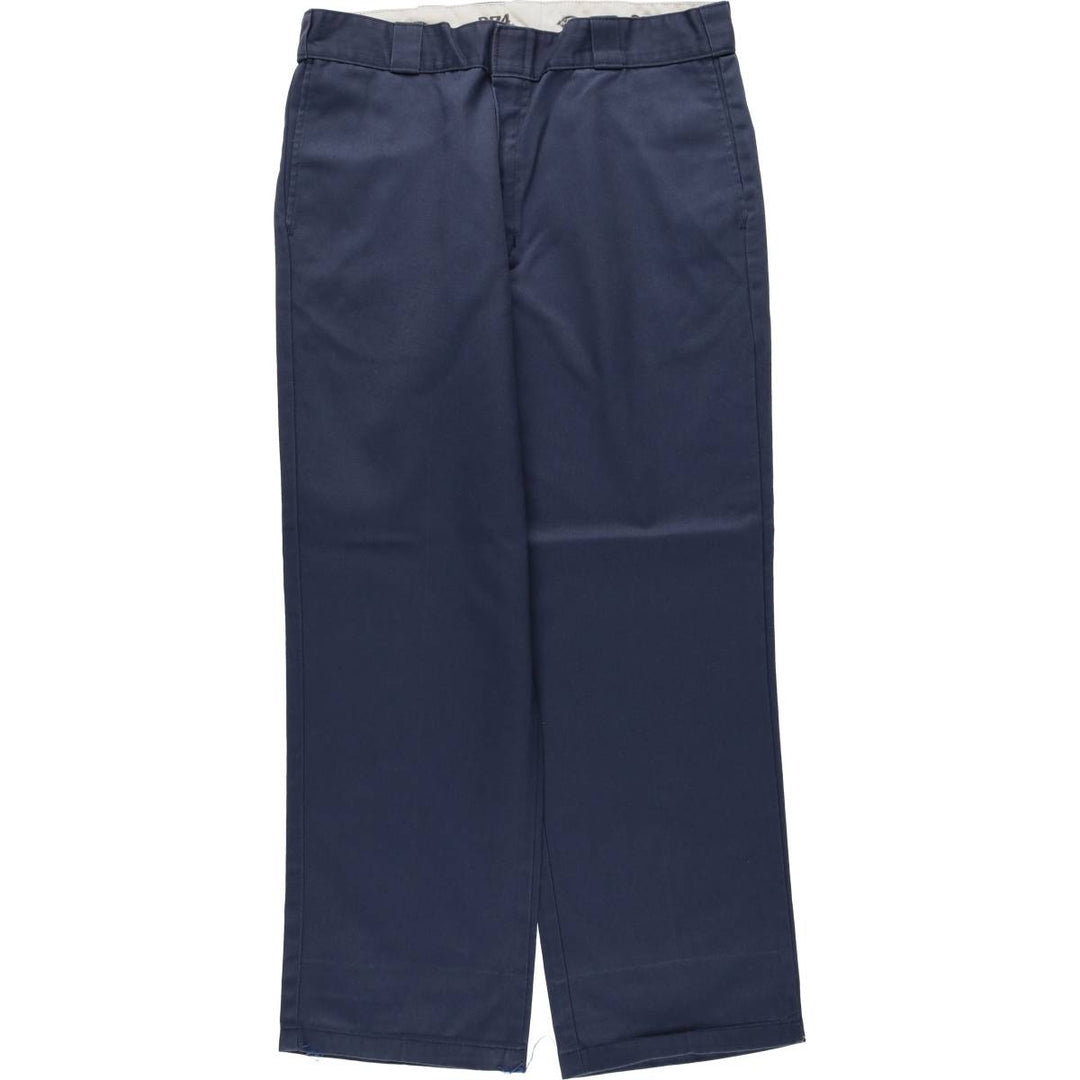 Dickies 874 Original Fit Work Pants for Men, W36 polyester Navy blue Vintage Second Hand
