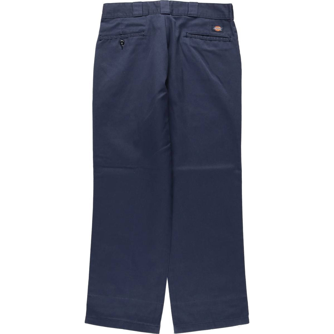 Dickies 874 Original Fit Work Pants for Men, W36 polyester Navy blue Vintage Second Hand