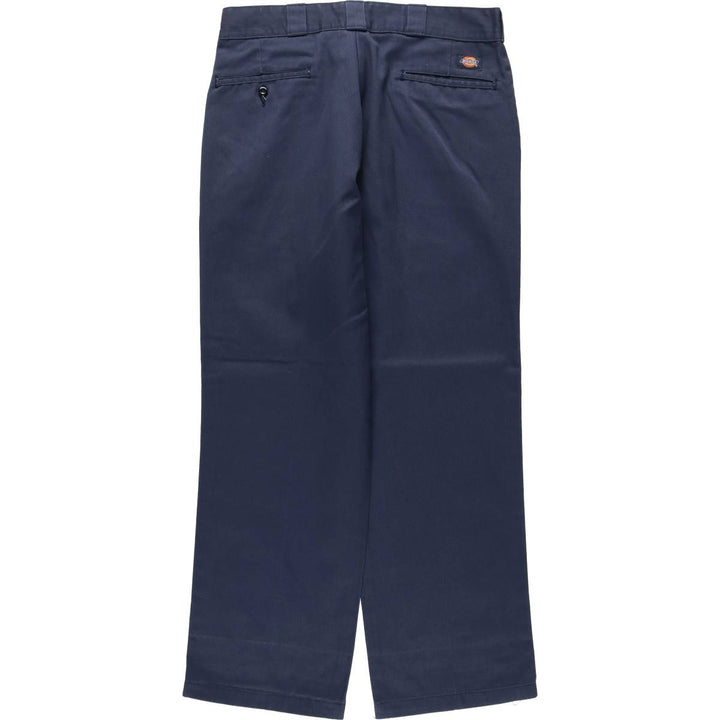 Dickies 874 Original Fit Work Pants for Men, W36 polyester Navy blue Vintage Second Hand