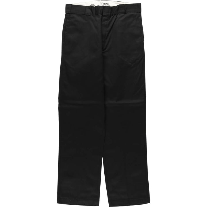 Dickies 874 Original Fit Work Pants, Men's, Size W34 polyester black type Vintage Second Hand