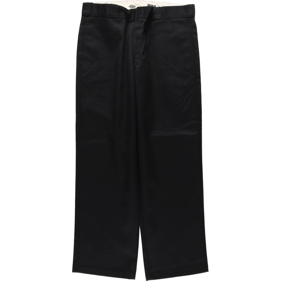 Dickies 874 Original Fit Work Pants for Men, W37 polyester black type Vintage Second Hand