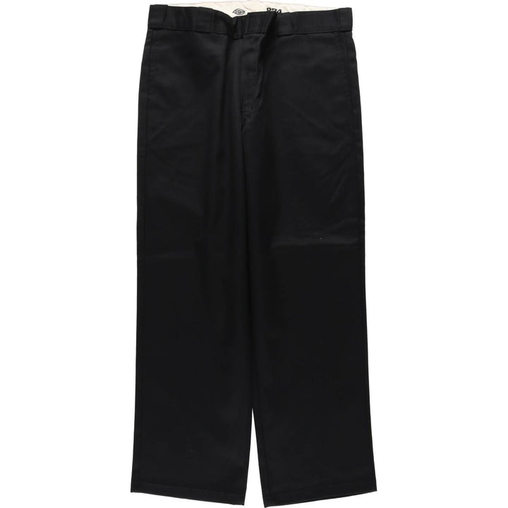 Dickies 874 Original Fit Work Pants for Men, W37 polyester black type Vintage Second Hand