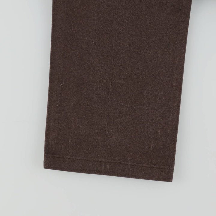 Dickies 874 Original Fit Work Pants, Men's, Size W34 polyester dark chocolate Vintage Second Hand