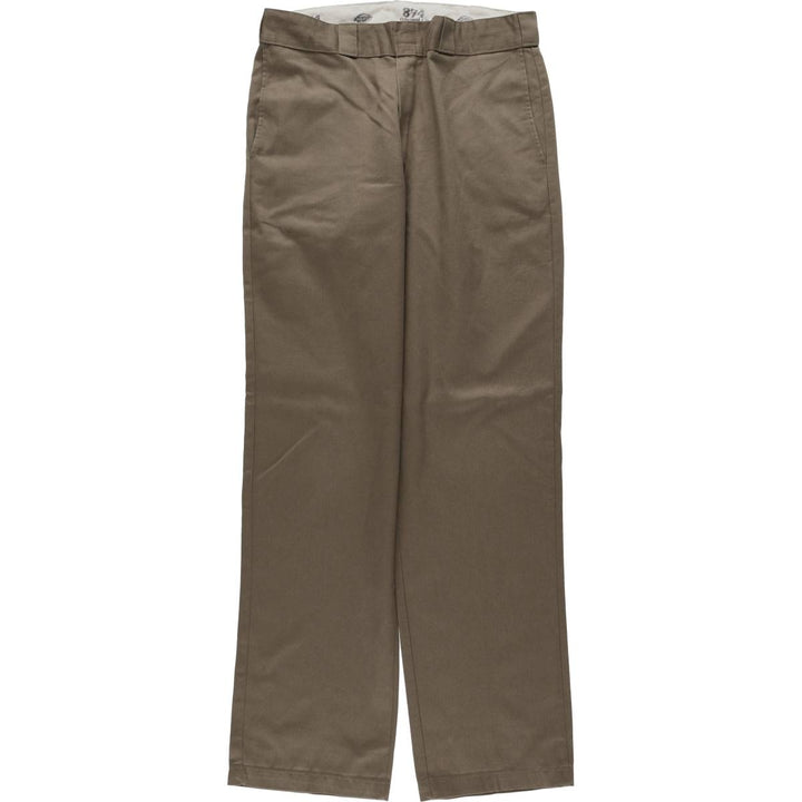 Dickies 874 Original Fit Work Pants, Men's, Size W34 unclear chocolate Vintage Second Hand