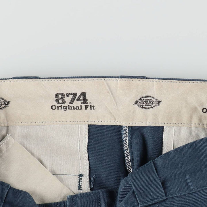 Dickies 874 Original Fit Work Pants, Men's, Size W33 unclear Navy blue Vintage Second Hand