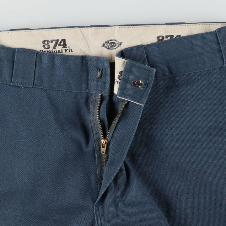 Dickies 874 Original Fit Work Pants, Men's, Size W33 unclear Navy blue Vintage Second Hand