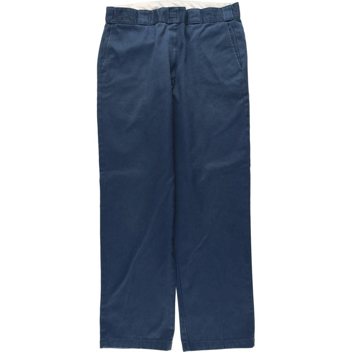 Dickies Work Pants Men's W36 unclear Navy blue Vintage Second Hand