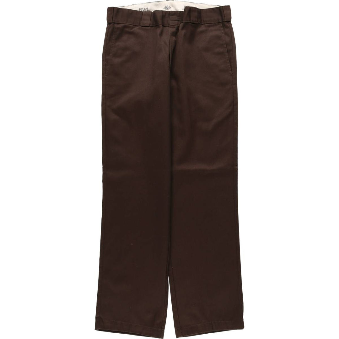 Dickies 874 Original Fit Work Pants, Men's, Size W35 unclear dark chocolate Vintage Second Hand