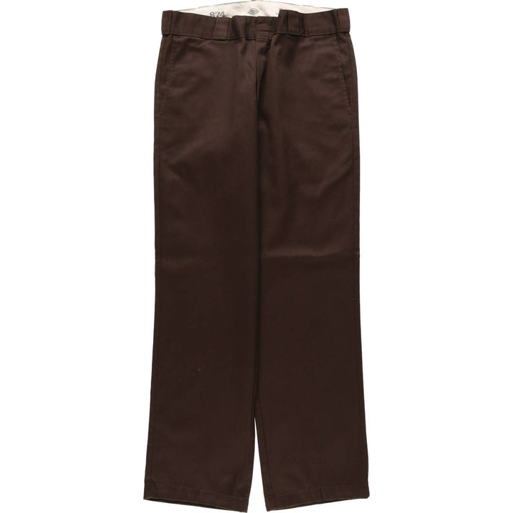 Dickies 874 Original Fit Work Pants, Men's, Size W35 unclear dark chocolate Vintage Second Hand