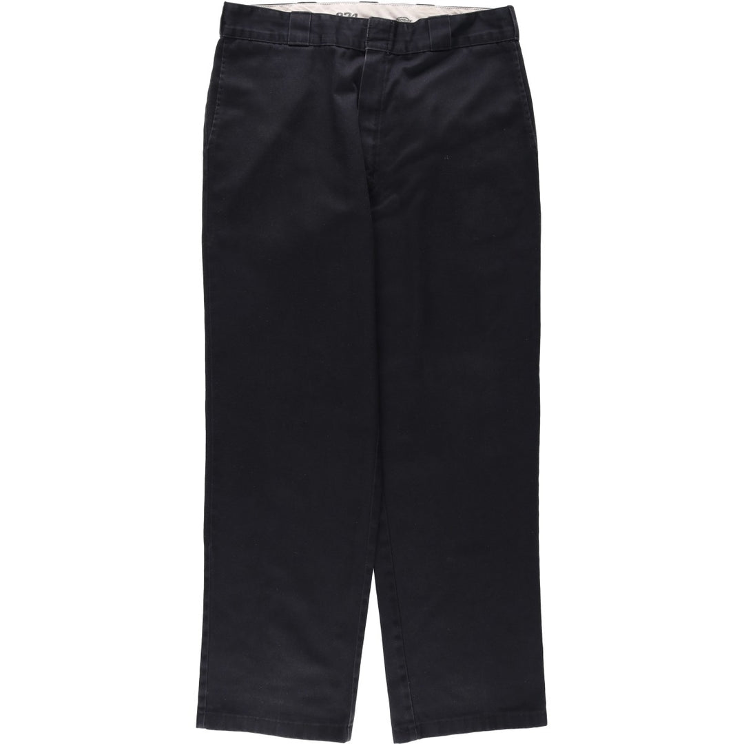 Dickies 874 Original Fit Work Pants for Men, W36 polyester black type Vintage Second Hand