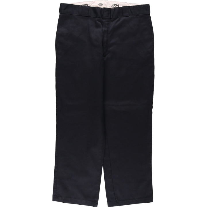 Dickies 874 Original Fit Work Pants for Men, W36 polyester black type Vintage Second Hand