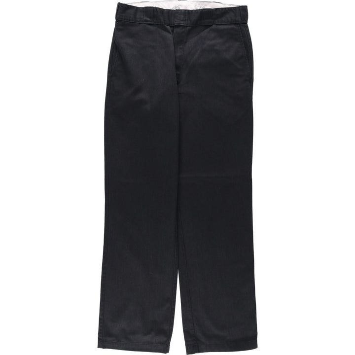 Dickies 874 Original Fit Work Pants, Men's, Size W33 polyester black type Vintage Second Hand