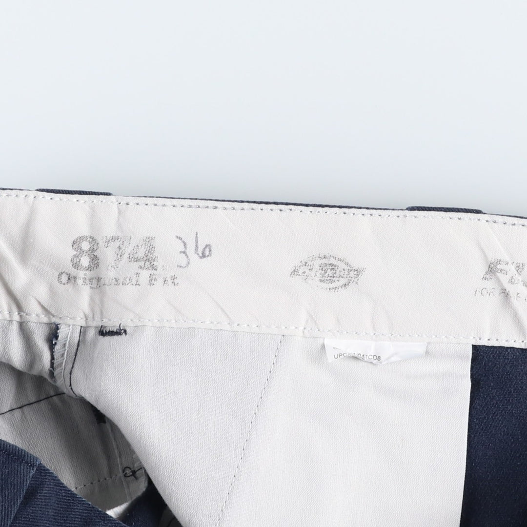 Dickies 874 Flex Original Fit Work Pants, Men's, Size 36 unclear navy blue type Vintage Second Hand