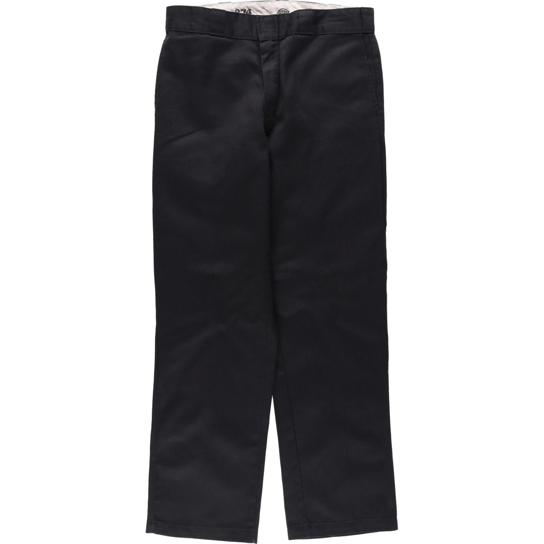 Dickies 874 Original Fit Work Pants, Men's, Size W34 polyester black type Vintage Second Hand