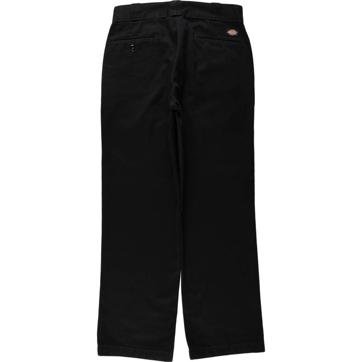 Dickies work pants, women's size XL (equivalent to W32). polyester black type Vintage Second Hand