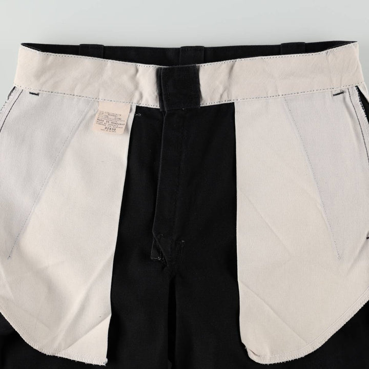 Dickies work pants, women's size XL (equivalent to W32). polyester black type Vintage Second Hand