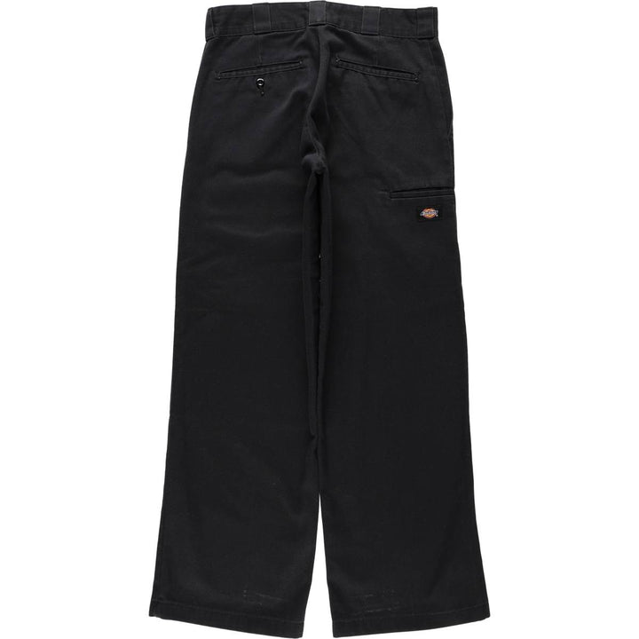 Dickies Loose Fit Double Knee Work Pants, Men's Size W31 (approx.) polyester black type Vintage Second Hand
